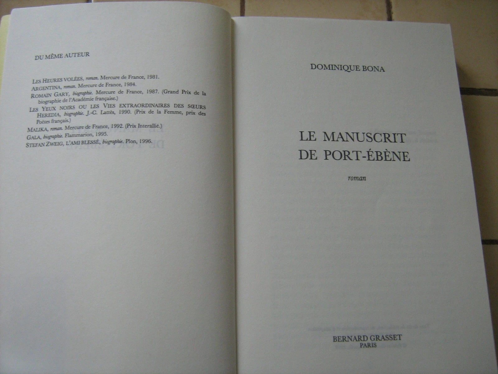 le manuscrit de Port-Ebène – photo 4